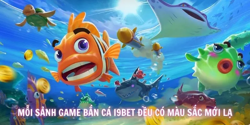 Mỗi sảnh chơi bắn cá đại diện cho một thương hiệu phát hành game uy tín