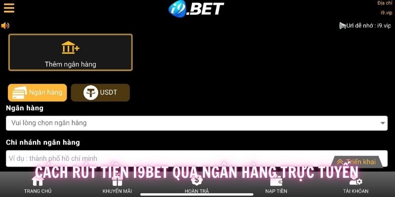 Hãy ưu tiên rút qua phương thức linh động nhất là ngân hàng