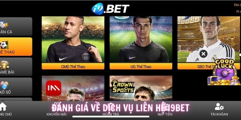 Ý kiến của người chơi về dịch vụ chăm sóc khách hàng i9BET