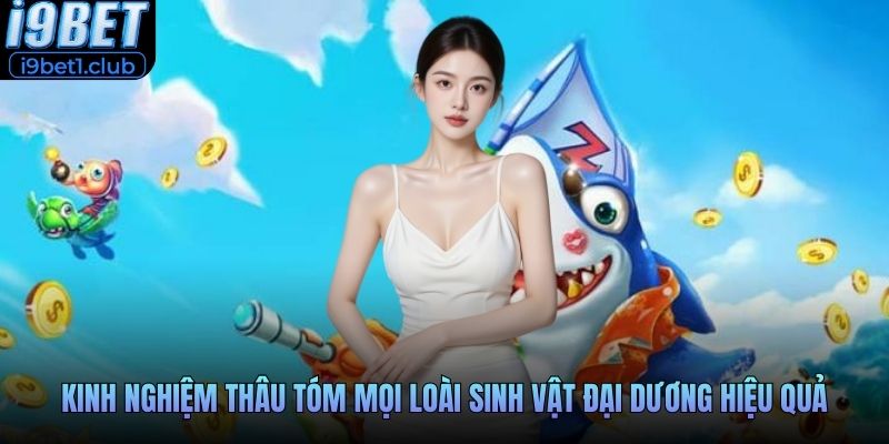 Kinh nghiệm thâu tóm mọi loài sinh vật đại dương hiệu quả